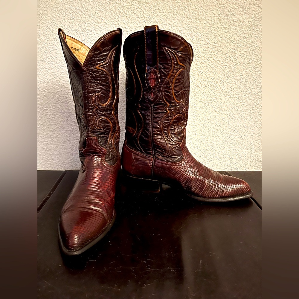 Los Altos Exotic Lizard Cowboy Boots